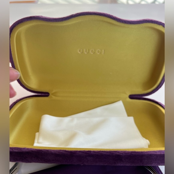 NEW GUCCI GG01840 005 UNISEX
CLEAR EYEGLASSES - Picture 9 of 12